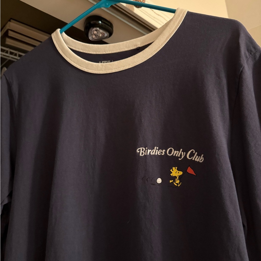 Uniqlo X Peanuts “Birdies Only Club” Ringer Tee